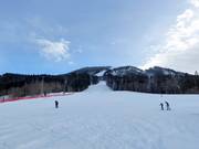 View from Grüntenseestraße of the Buron ski area