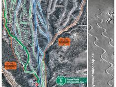 Trail map Shames Mountain