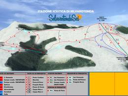 Trail map Selvarotonda – Cittareale