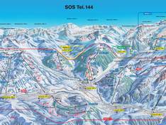 Trail map Rellerli – Schönried