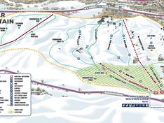 Trail map Dollar Mountain – Sun Valley