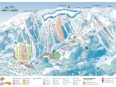 Trail map Port del Comte