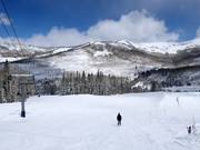 Easy slope at the Moonbeam Express chairlift