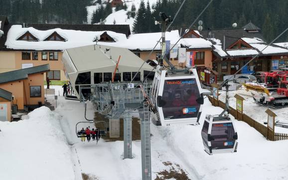 Staré Hory Mountains (Starohorské vrchy): best ski lifts – Lifts/cable cars Donovaly (Park Snow)