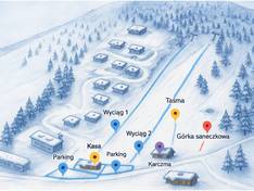 Trail map Stok Karpatka