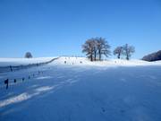 View of the ski slope of Landsberied