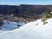 Attractive terrain in the upper area of Thredbo