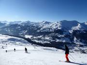 View towards Lenzerheide West during the descent from Urdenfürggli