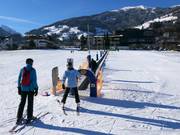 Beginner area at the valley station