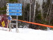 Slopes are closed in the event of insufficient snow coverage