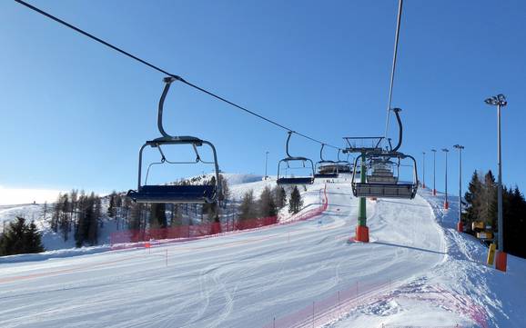Ski lifts Sugana Valley (Valsugana) – Ski lifts Lagorai/Passo Brocon – Castello Tesino
