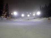 Night skiing