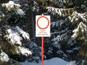 Entering the forest areas is prohibited.