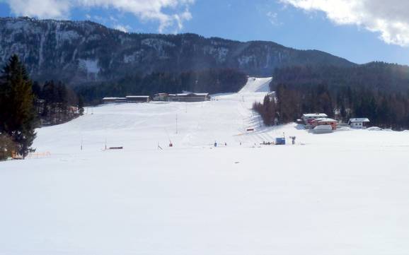 Skiing near Thiersee