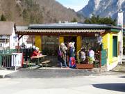 You can stop for a break at the Seilbahnstüberl in the valley.