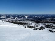 View over the slopes at Skihytta Ekspress