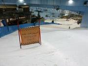 The difficult slope is only for advanced skiers