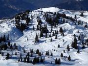 Giorgio Morassi cross-country trail at the mountain station of the Giro d'Italia chairlift