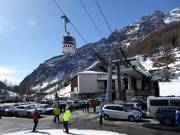 Valtournenche-Salette - 12pers. Gondola lift (monocable circulating ropeway)