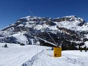 Snow lance in Arabba