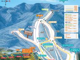 Trail map Koumi Re-Ex Ski Valley