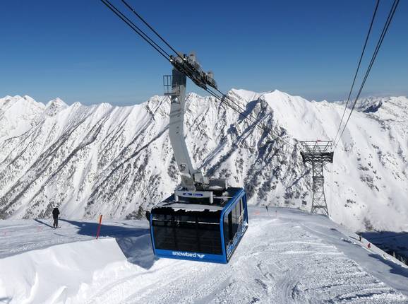 Ski resort of Snowbird and the Aerial Tram