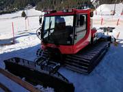 The grooming machine in the Skiarena Mathon