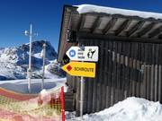 Slope signage at Nassfeld