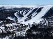 View of the slopes in Tandådalen