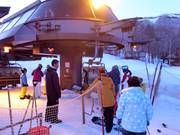 You are greeted warmly when boarding.