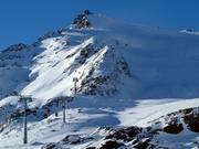 View of the highest gondola lift in Austria