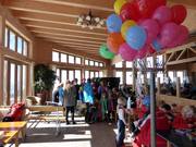 Children's festival at the mountain restaurant