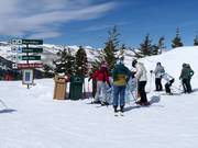 Slope map and signage