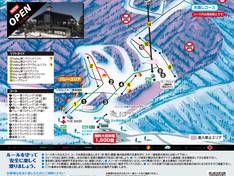 Trail map Ryuoo Ski Park