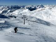 Black slope at Gletscher Jet