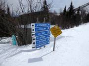 Access to the difficult slopes