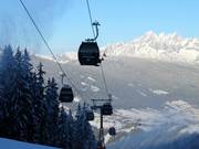 Achterjet - 8pers. Gondola lift with seat heating (monocable circulating ropeway)