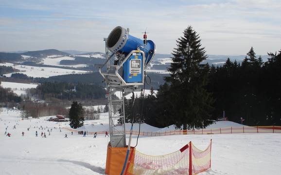 Snow reliability South Bohemian Region (Jihočeský kraj) – Snow reliability Lipno