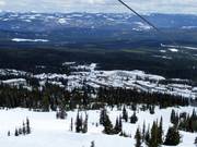 View of the accommodations in the Big White Village Centre