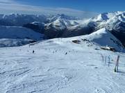 Easy slopes in the Crêtes sector