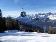 New Dosson-Salletta 10-person gondola lift and new Jana Granda slope