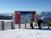 Information board on the Steinplatte