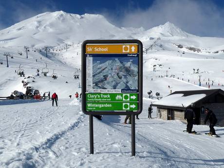 New Zealand: orientation within ski resorts – Orientation Tūroa – Mt. Ruapehu