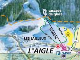 Trail map Parc de loisirs de l'Aigle – Lans en Vercors