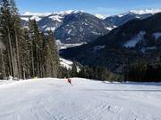 Geols descent to the valley station of the Panoramabahn Geols