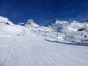 Easy slope at the Velill practice lift