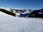World Cup downhill run at Zwölferkogel