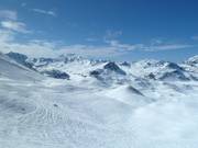 View from Solaise towards the Grande Motte Glacier