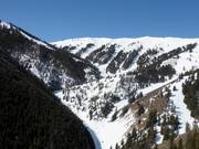 View towards Bald Mountain and the challenging descents