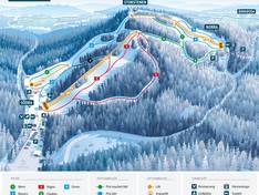 Trail map Storstenshöjden